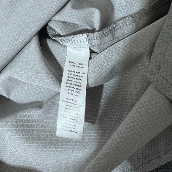 Herschel Jacket Men Medium‎ Gray Voyage Anorack Windbreaker Compact - Picture 9 of 14